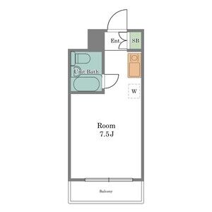 ワンルーム 間取り図