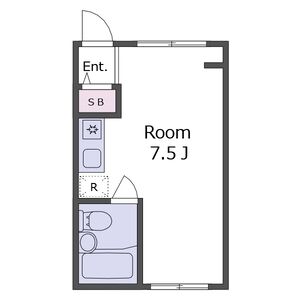 ワンルーム 間取り図