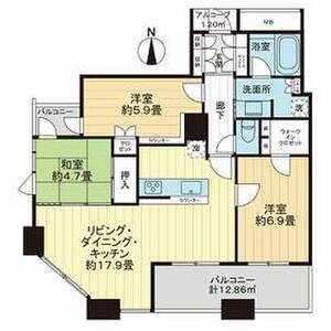3LDK 間取り図
