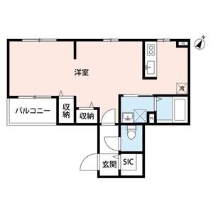 ワンルーム 間取り図