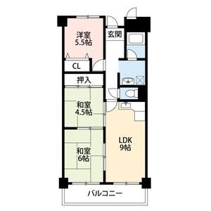 3LDK 間取り図