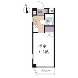 ワンルーム 間取り図