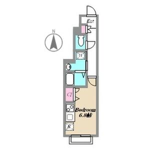 ワンルーム 間取り図