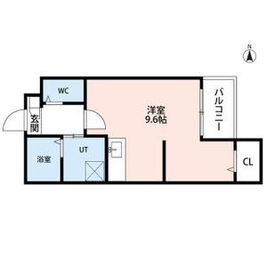 ワンルーム 間取り図