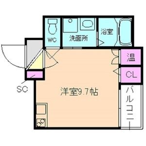 ワンルーム 間取り図