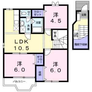3LDK 間取り図