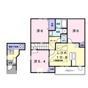 3LDK 間取り図