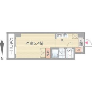 ワンルーム 間取り図