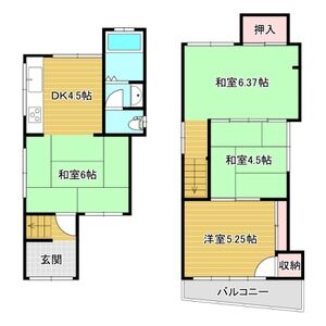 4DK 間取り図
