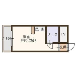 ワンルーム 間取り図
