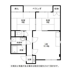 3DK 間取り図