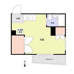 ワンルーム 間取り図