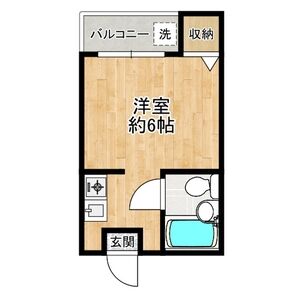 ワンルーム 間取り図