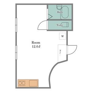 ワンルーム 間取り図
