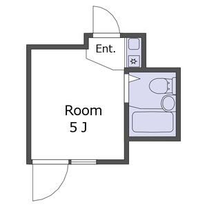 ワンルーム 間取り図