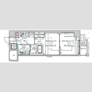 2K 間取り図