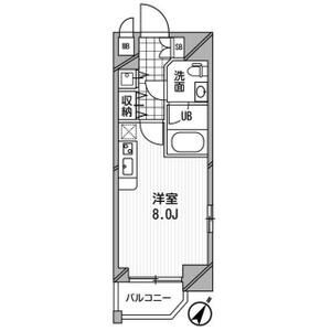 ワンルーム 間取り図