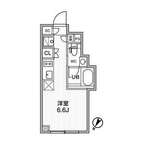ワンルーム 間取り図