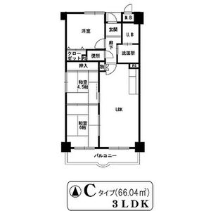 3LDK 間取り図
