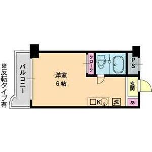 ワンルーム 間取り図