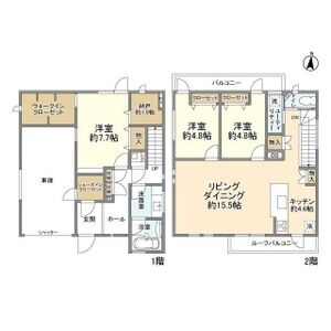 3LDK 間取り図