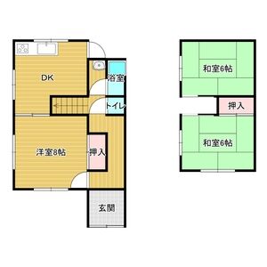 3DK 間取り図