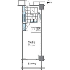ワンルーム 間取り図