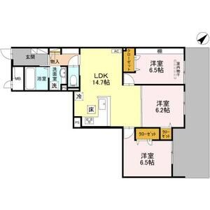 3LDK 間取り図