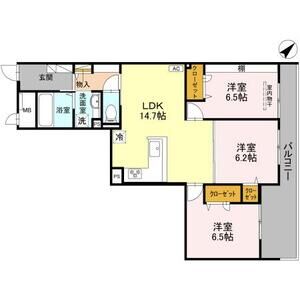 3LDK 間取り図