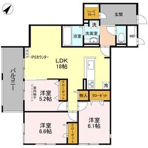 3LDK 間取り図