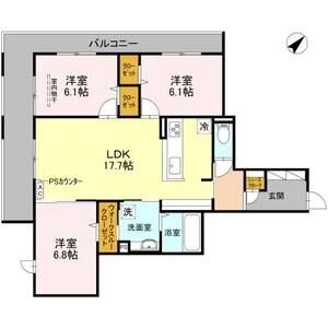3LDK 間取り図