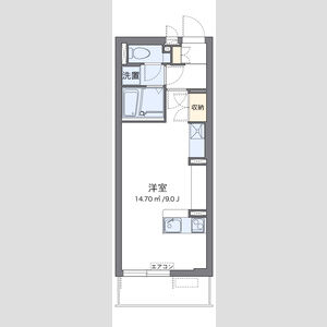 ワンルーム 間取り図
