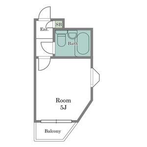 ワンルーム 間取り図