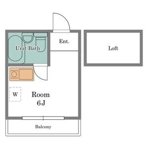 ワンルーム 間取り図