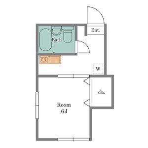 ワンルーム 間取り図