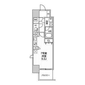ワンルーム 間取り図