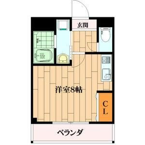 ワンルーム 間取り図