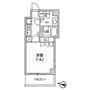 ワンルーム 間取り図