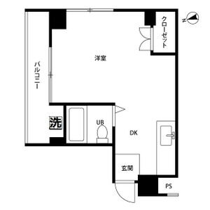 ワンルーム 間取り図