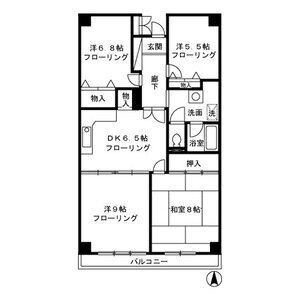 4DK 間取り図