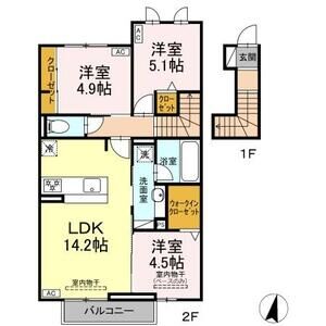 3LDK 間取り図