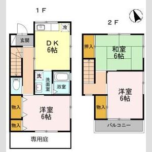 3DK 間取り図