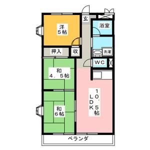 3LDK 間取り図
