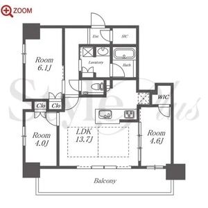 3LDK 間取り図