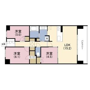 3LDK 間取り図
