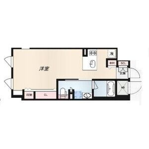 ワンルーム 間取り図