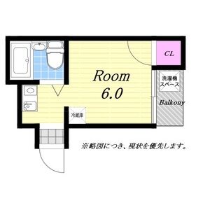 ワンルーム 間取り図