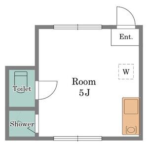 ワンルーム 間取り図