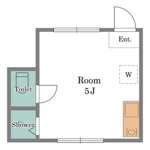 ワンルーム 間取り図