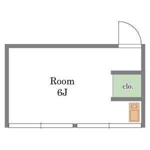 ワンルーム 間取り図